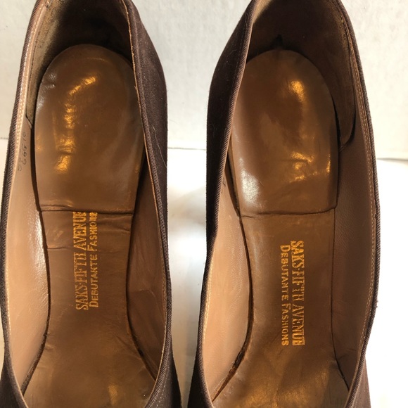 COPY - XCLT auth 1930-40’s Saks fifth Ave high heeled shoes - Picture 5 of 15